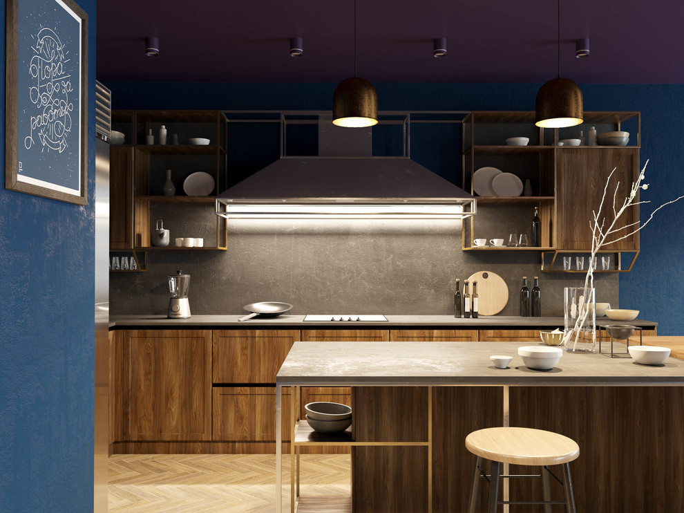 Проект квартиры студии "ЖК Академический"