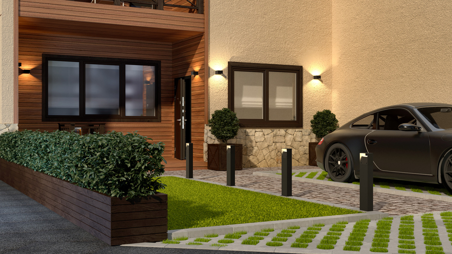 Образцово2 Фасад и двор