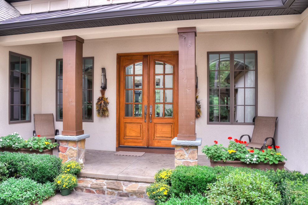 Entryway - rustic entryway idea
