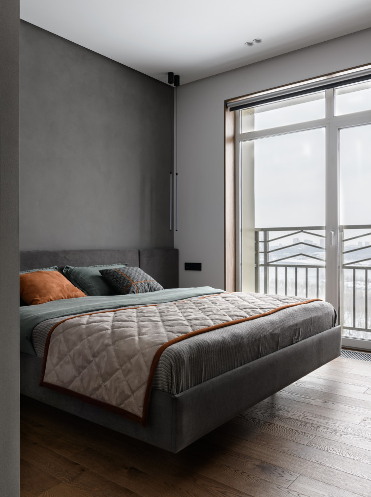 Брутальная трехкомнатная квартира 90 кв.м. с видом на реку