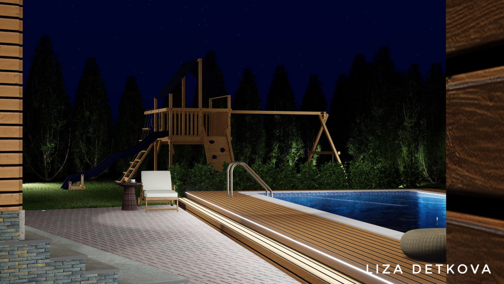 Усадьба: дом, баня, ландшафтный дизайн