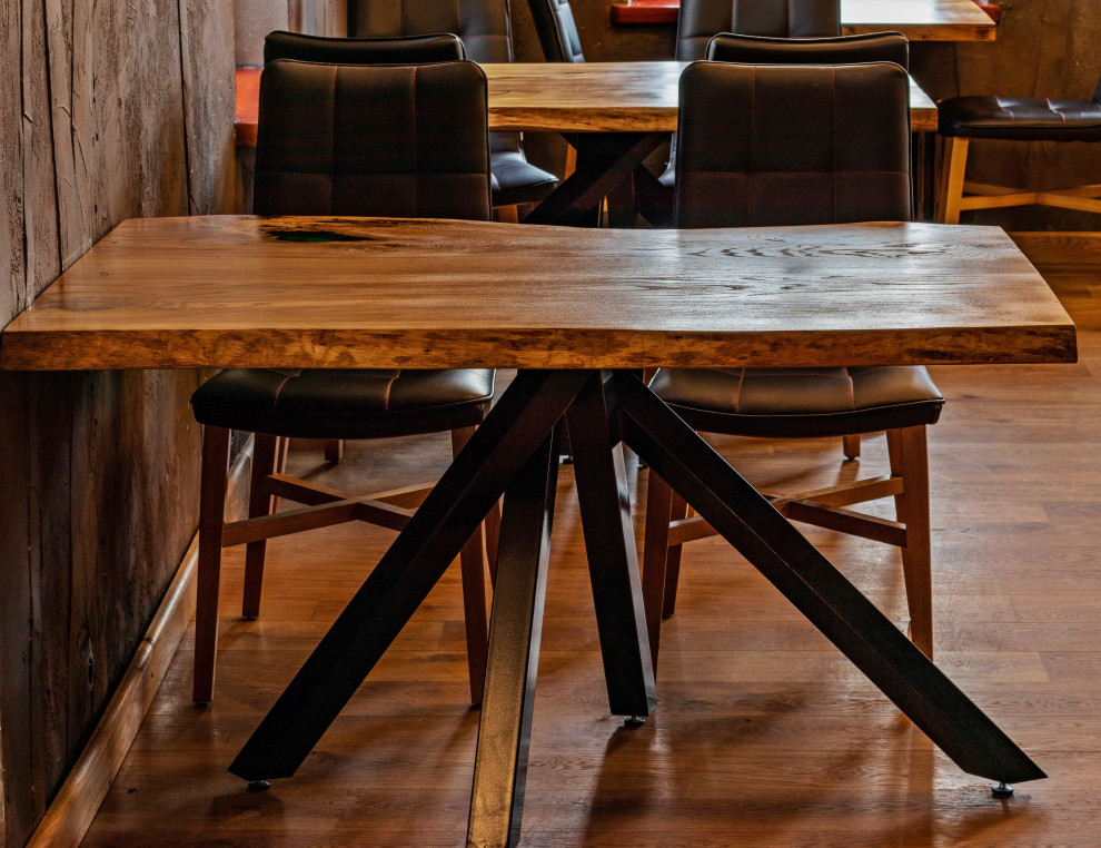 Inspiration for an urban dining room in West Midlands.