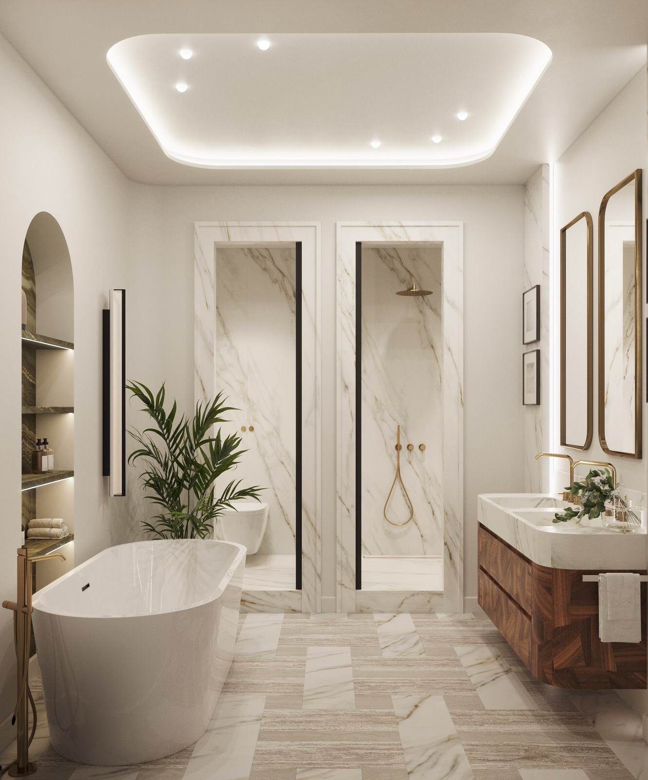 Дизайн-проект квартиры 200м², ЖК Neva Haus