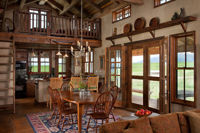 Shilo Ranch Compound rustic-dining-room