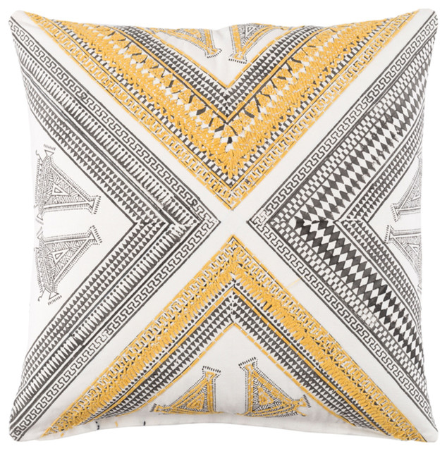 Teresia Global Accent Pillow Navy Southwestern Decorative