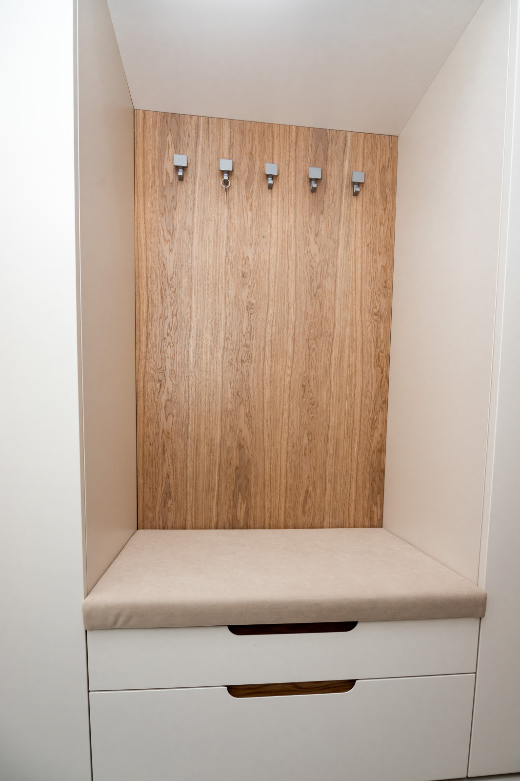 Гардероб и шкаф в прихожую в минималистичном стиле