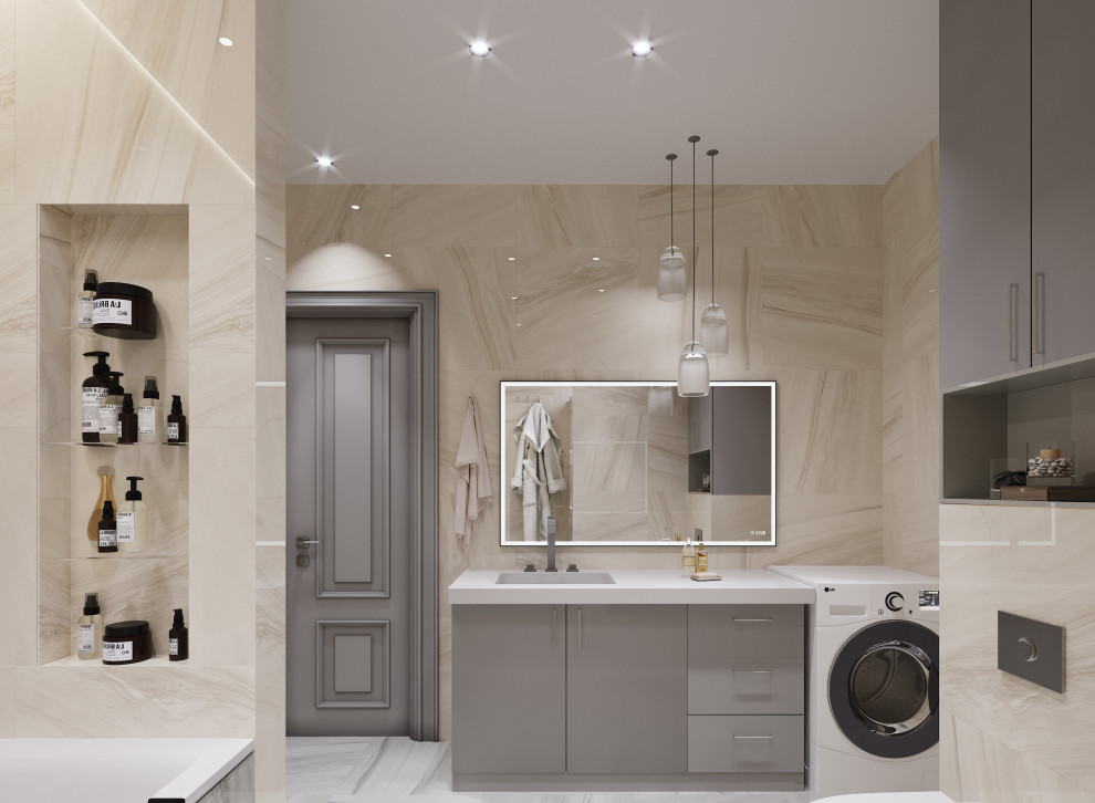 Трехкомнатная квартира в ЖК "Серебряный бор"