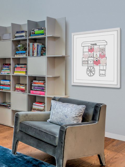Cart contemporary-living-room