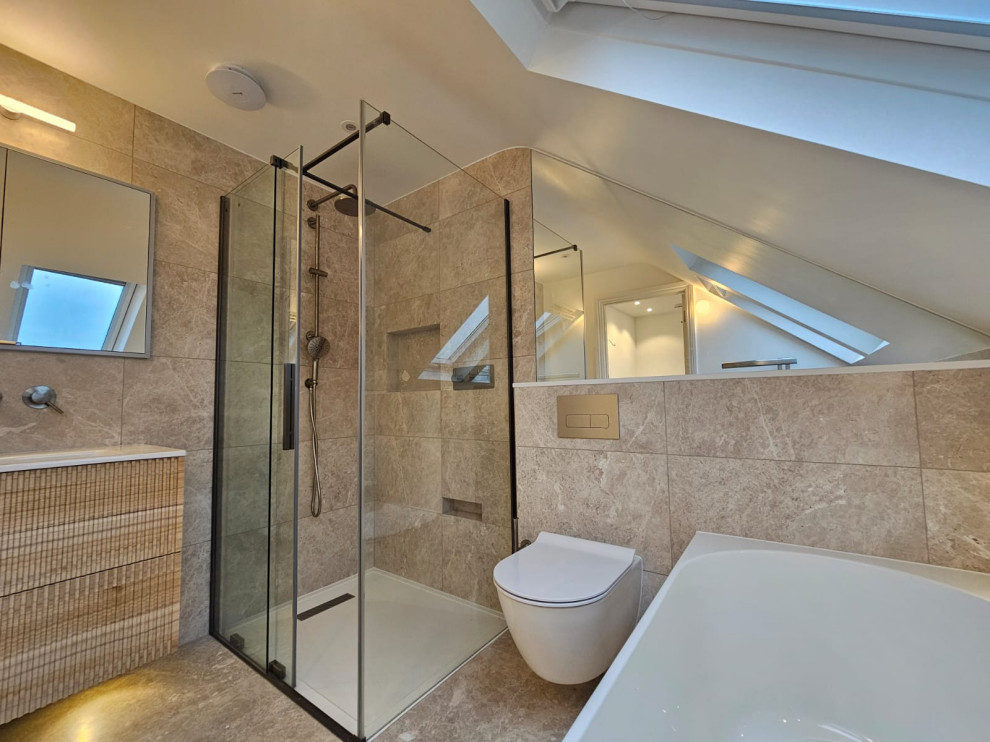 Side View of The Shower