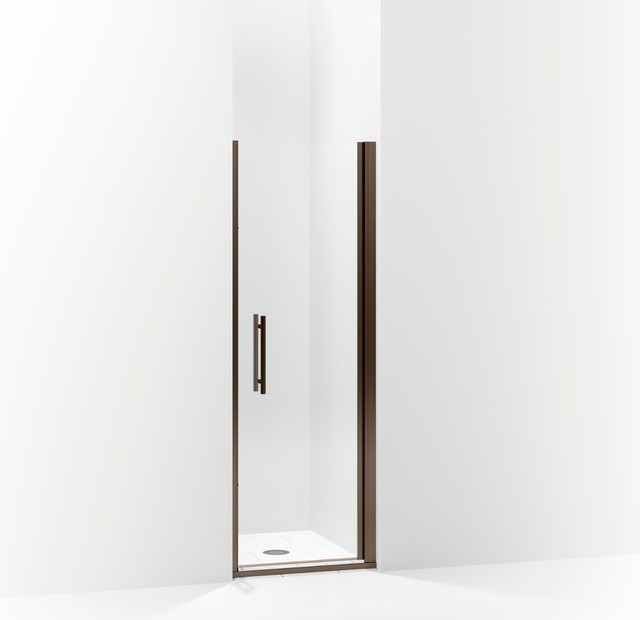 Sterling Finesse Peak Frameless Pivot Shower Door With Clear Glass