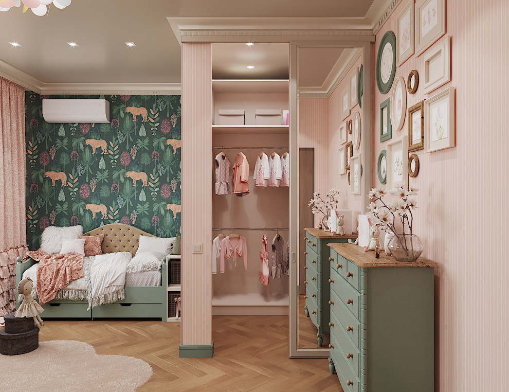 Дизайн интерьера 2го этажа загородного дома