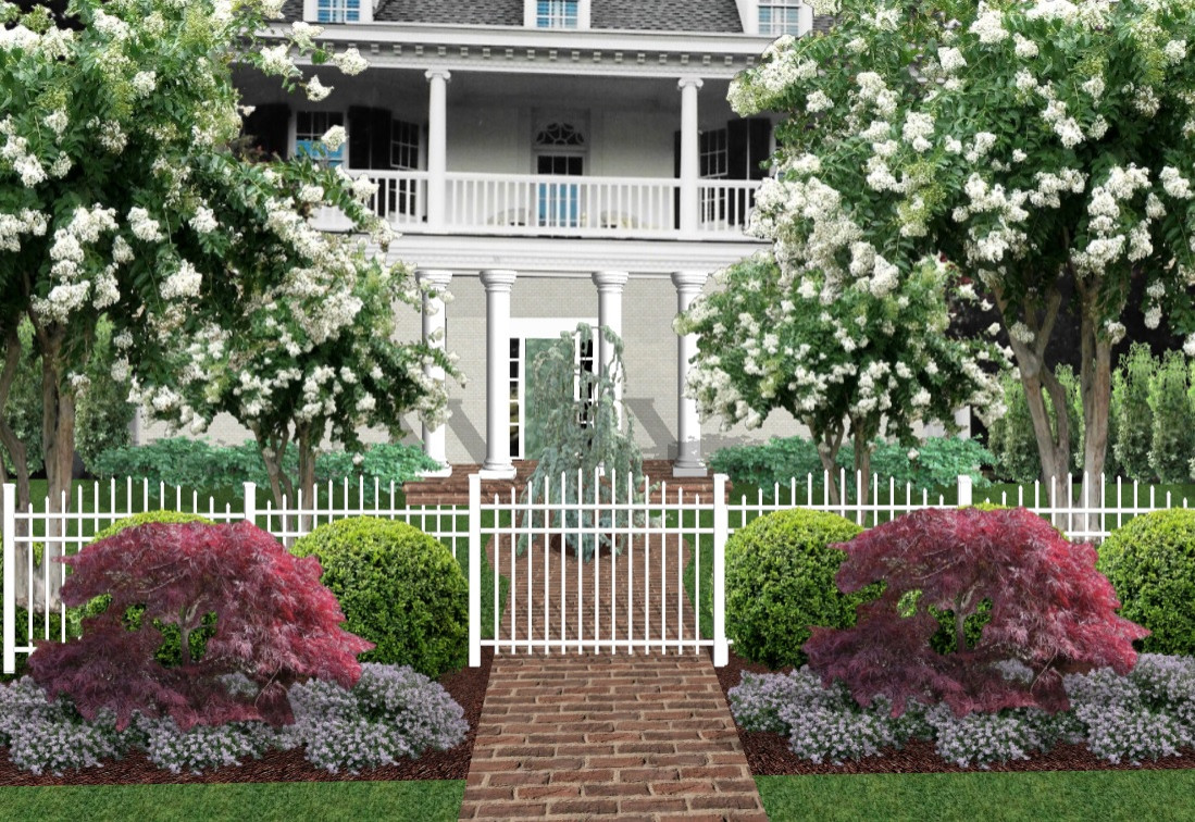 Colonial & Formal Style Gardens