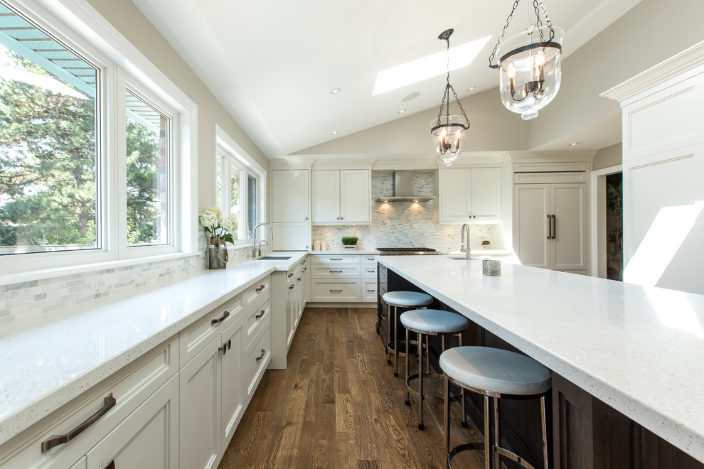 Inspiration for a transitional kitchen remodel in Toronto