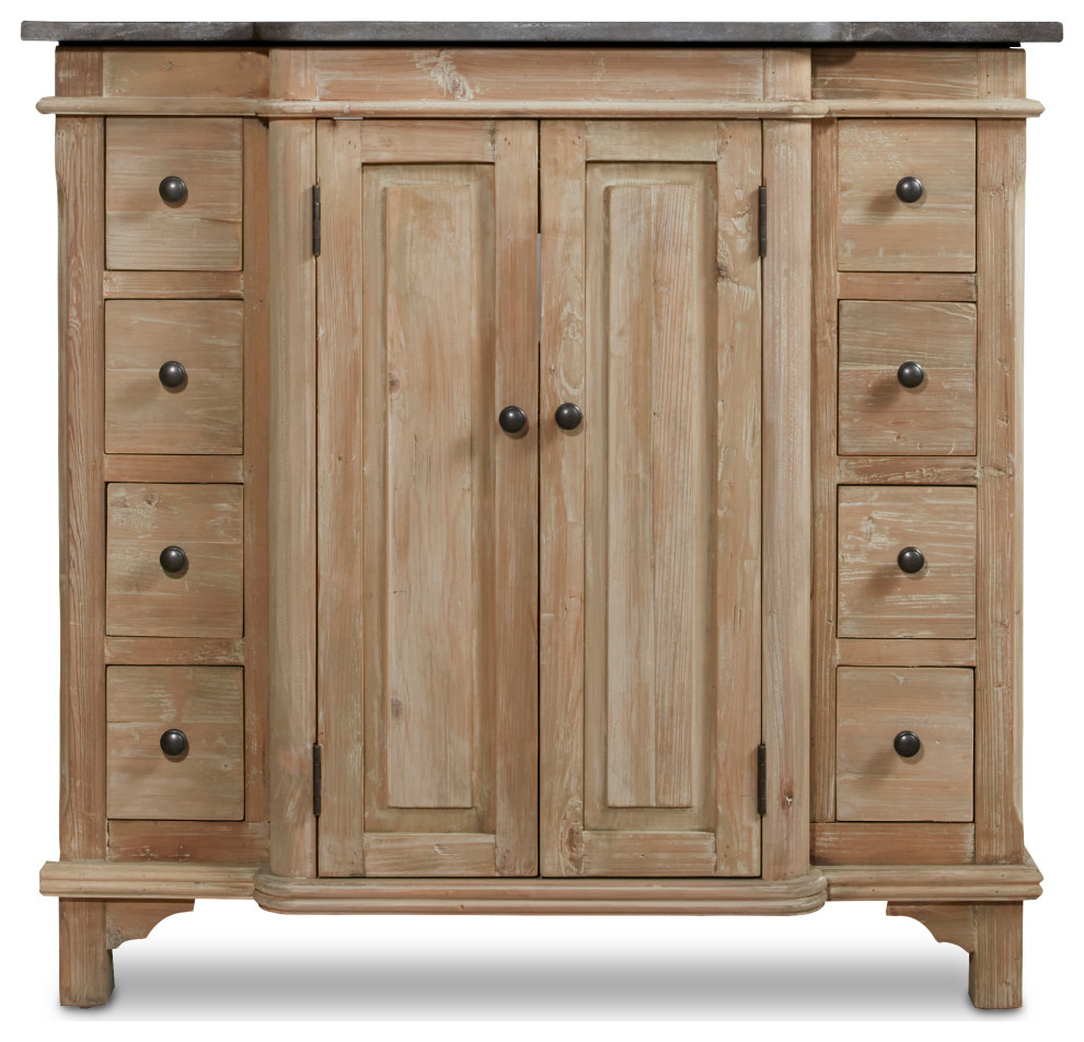 38 Reclaimed Pine Single Bath Vanity Farmhouse Bathroom Vanities And Sink Consoles By Rfdesign Houzz