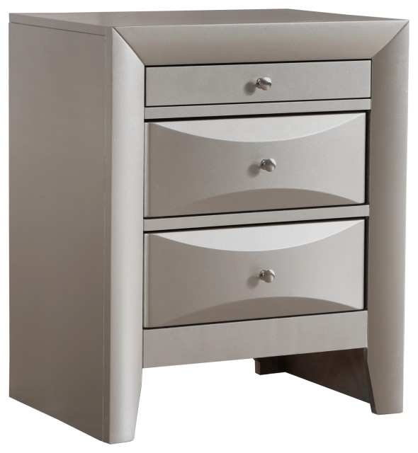 Nightstand Transitional Nightstands And Bedside Tables by Glory