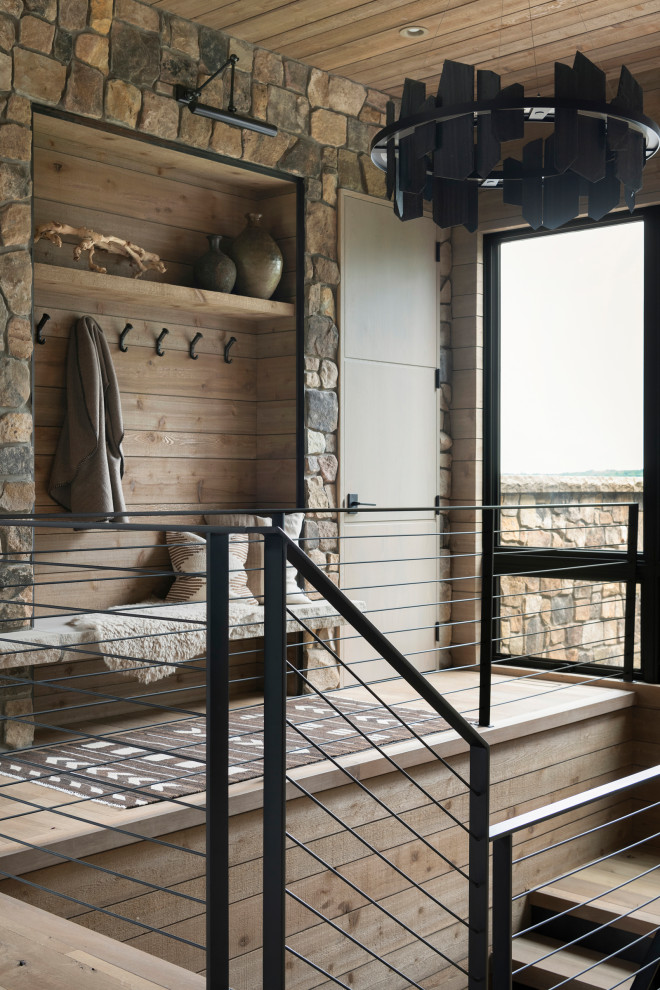 Rustic Modern Lakehome - Rustic - Hall - Minneapolis - by Mårka ...