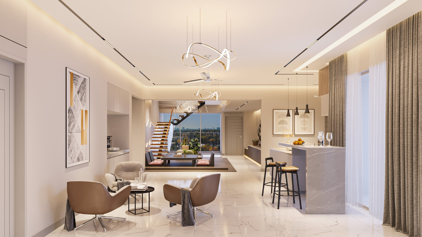 Luxury Eco-Refurbishment Living room in Great Missenden