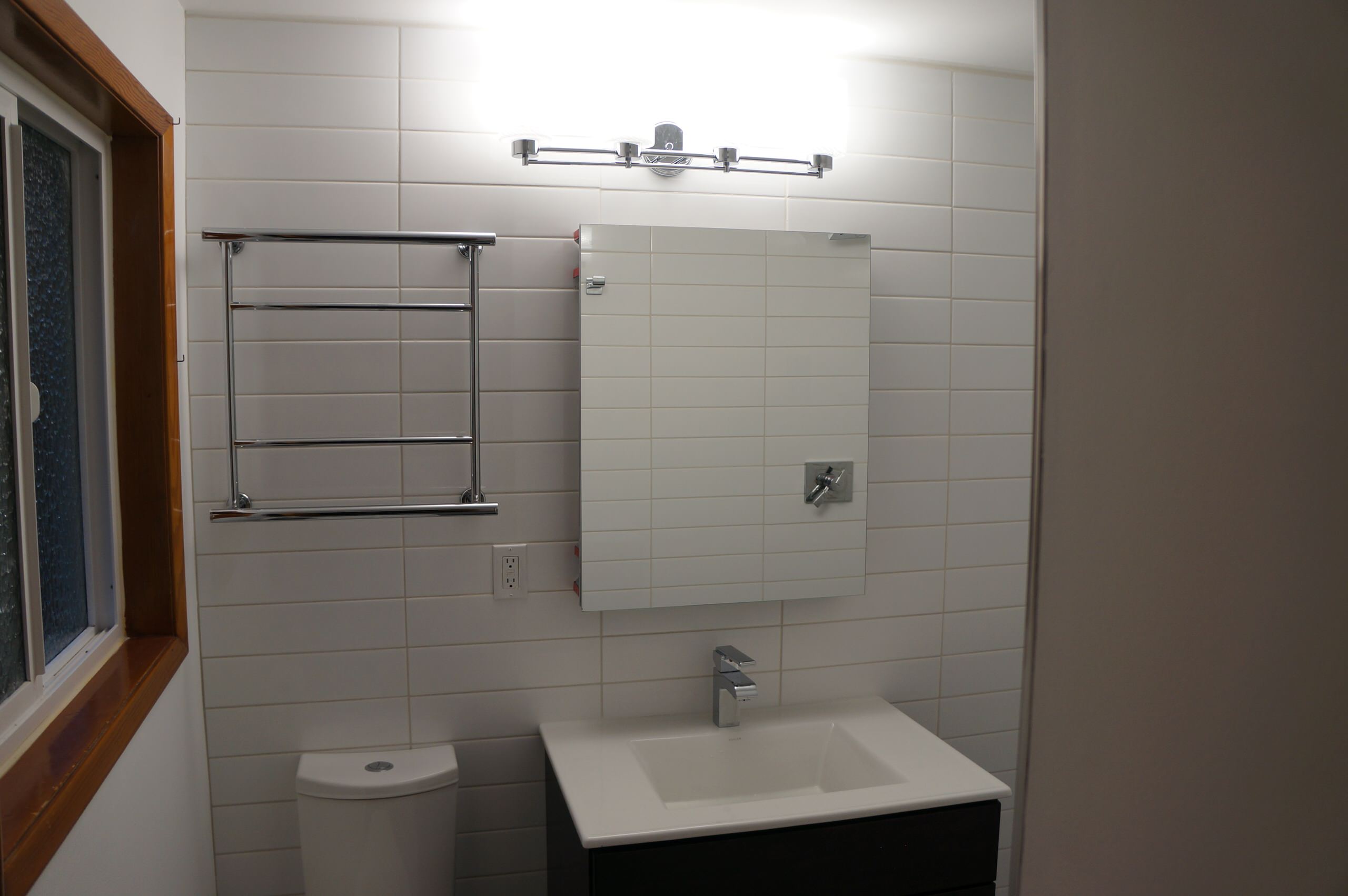 mid century bathroom remodel