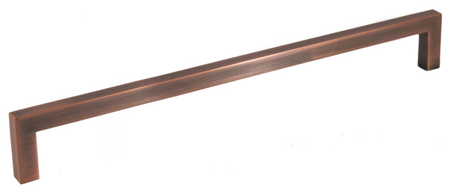 10 Square Bar Pull Kitchen Cabinet Handles 9mm Antique Copper