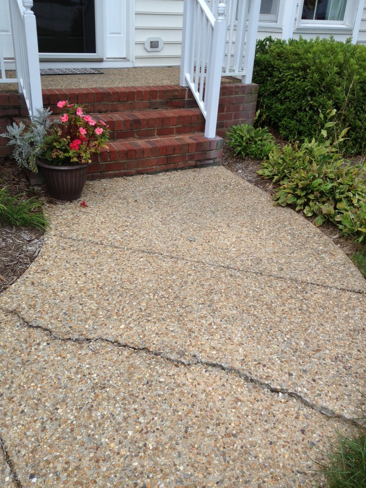 Sidewalk & front porch sinking needs fixing/replacing