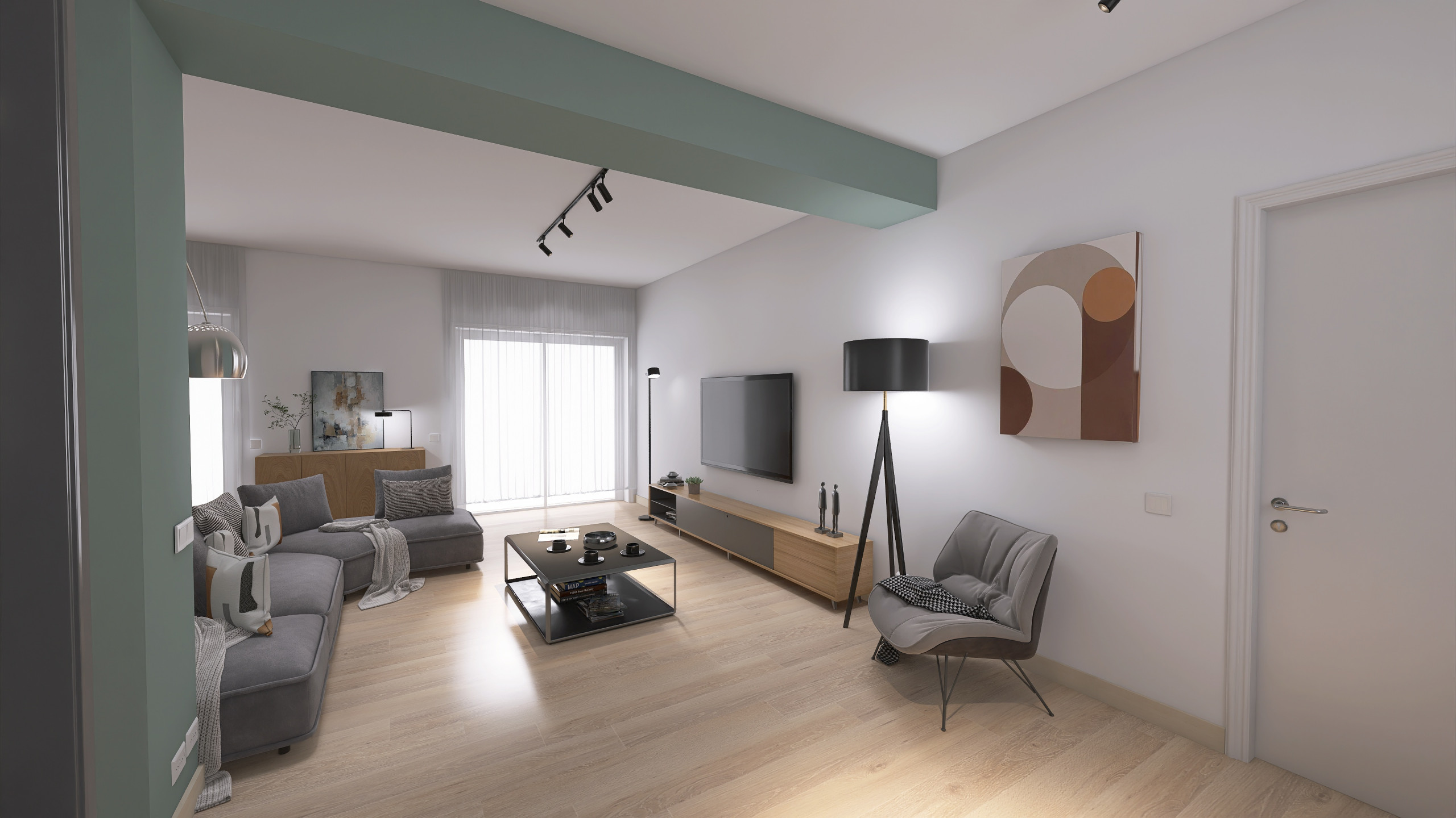 Ristrutturazione appartamento di 100 mq – Open space contemporaneo a Como