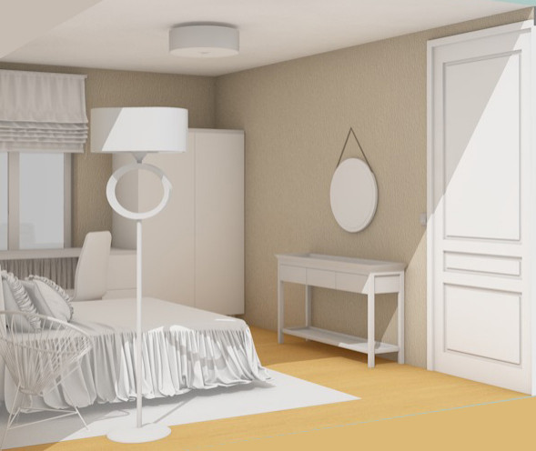 Загородный дом Ромашкино коллажи и объемы