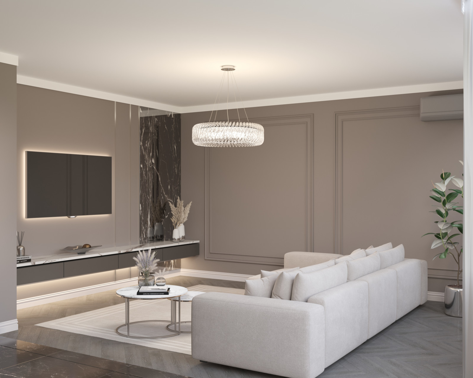 Визуализация интерьера помещений жилого дома