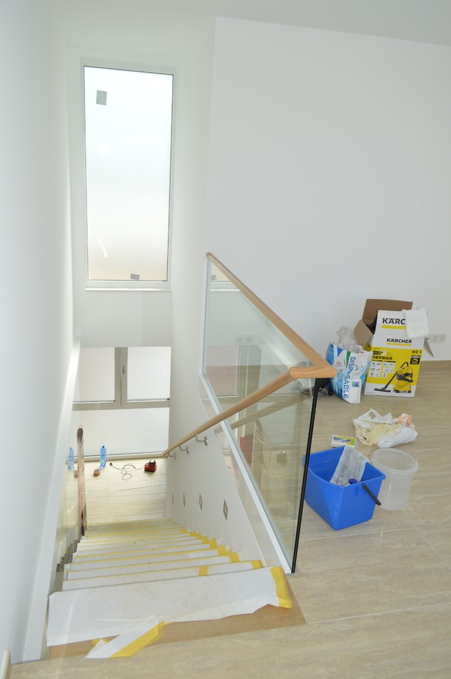 Treppe zum Staffelgeschoss