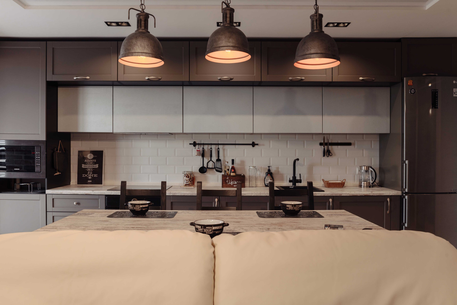 LITE LOFT. Дизайн-проект однокомнатной квартиры 58 м2