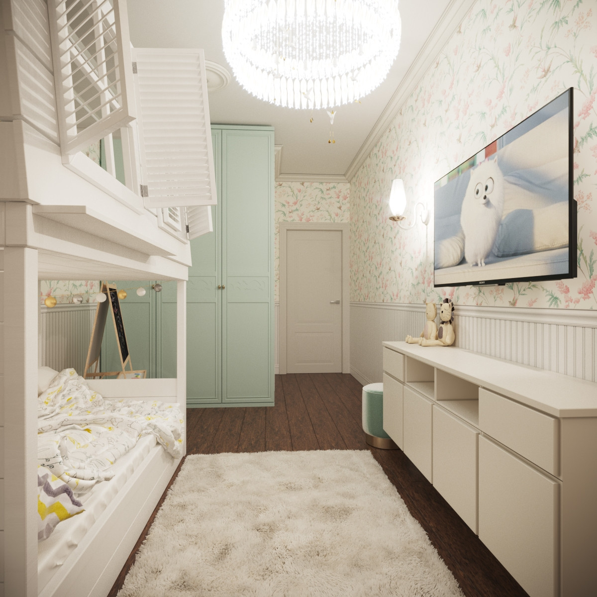 Дизайн проект для молодой семьи в ЖК Уфимский Кремль