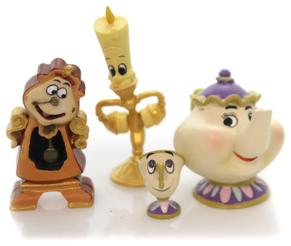 cogsworth and lumiere figures