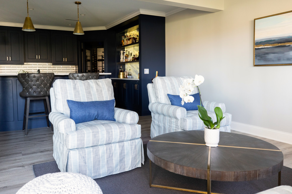 Basement - transitional basement idea