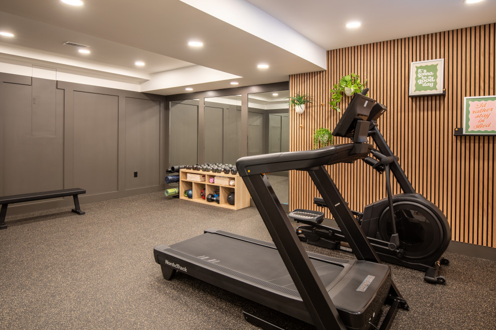 Luxury Home Gym | Custom Basement Design