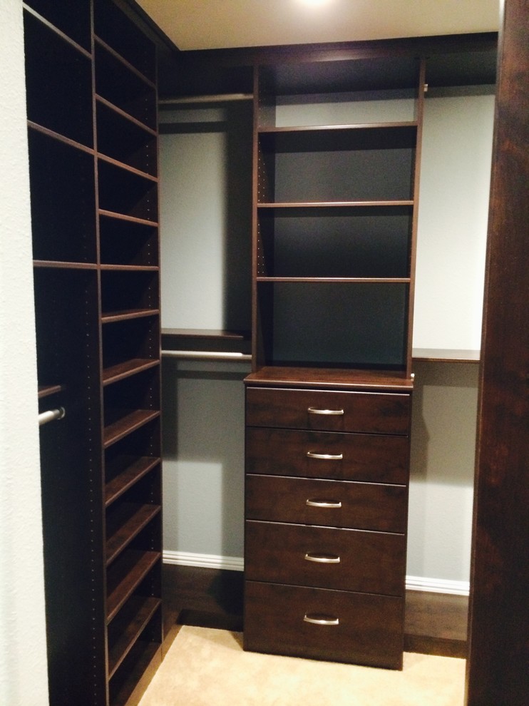 This is an example of a mediterranean storage and wardrobe in San Francisco.