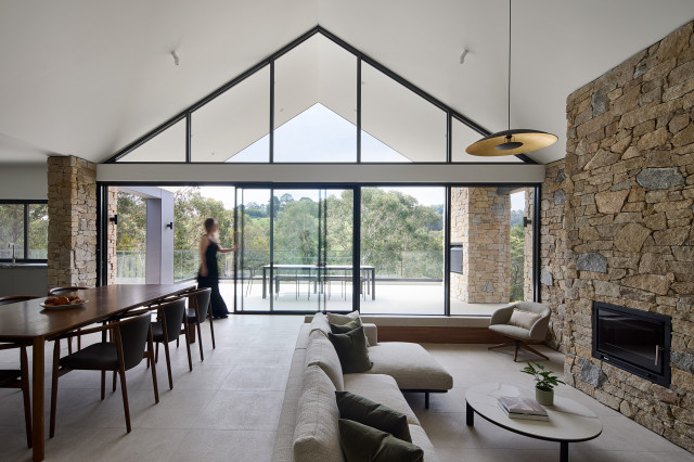 Hillside Home landstil-dagligstue