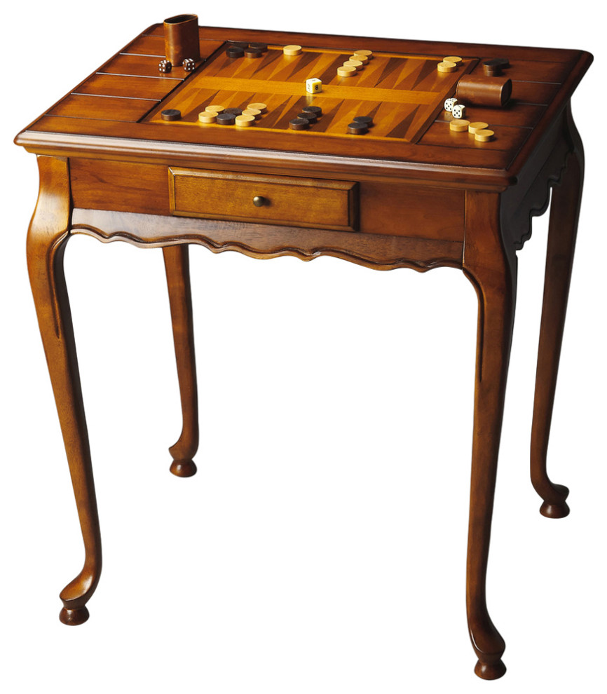 Butler Bannockburn Cherry Game Table Traditional Game Tables by