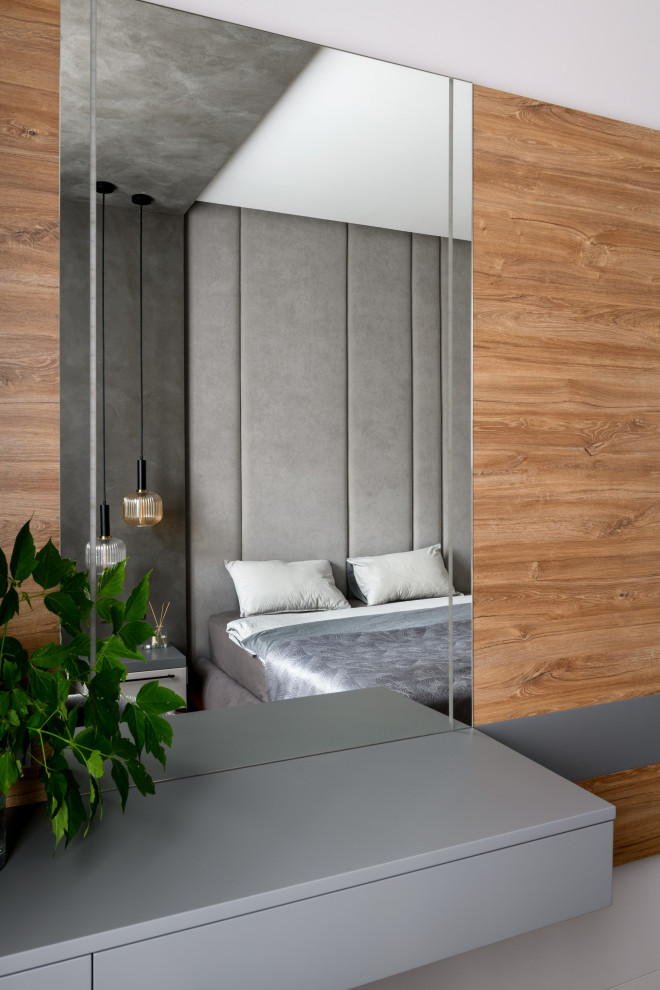 Натуральные материалы в интерьере трехкомнатной квартиры