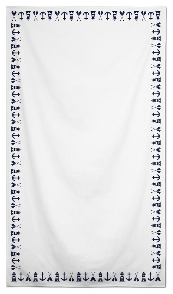 Nautical Border 58x102 Tablecloth