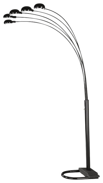 Coaster Contemporary Overhead Floor Lamp In Black Lamps By Zfurniture Coaster Contemporary Overhead Floor