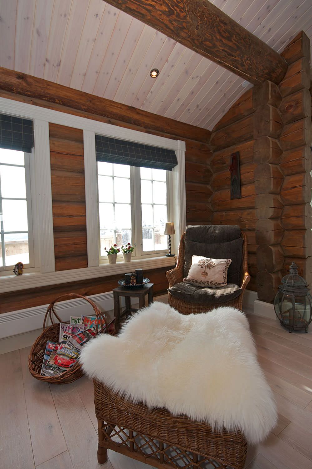 Интерьер деревянного дома