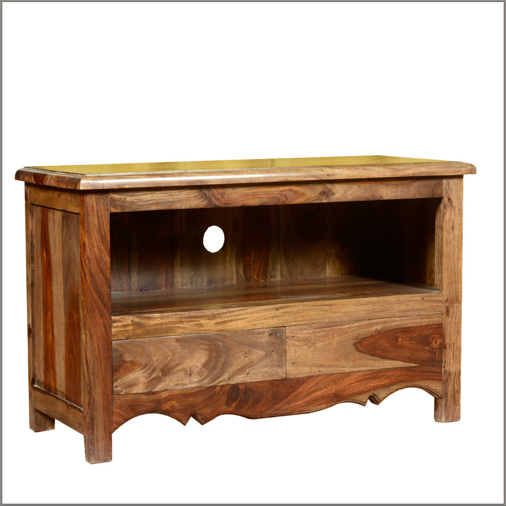 Colonial Farmhouse Indian Rosewood TV Stand Media Console