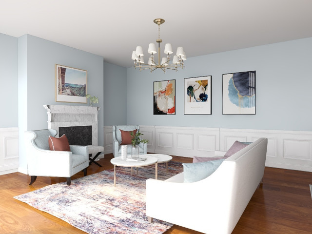 3D Designs transitional-living-room