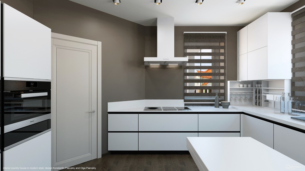 Кухня в загородном доме