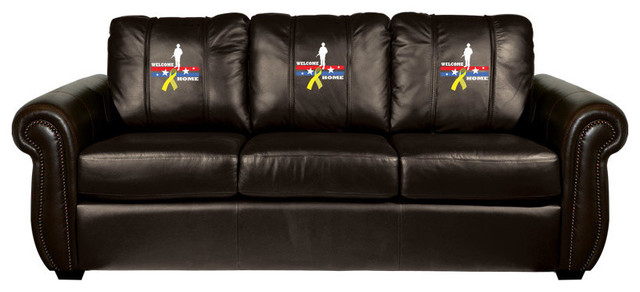 Welcome Home Soldier Chesapeake Brown Leather Sofa