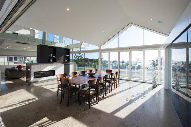 Beach House modern-dining-room