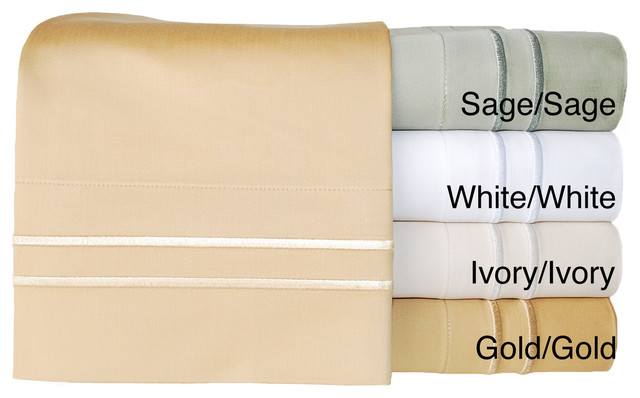 Egyptian Cotton 800 Thread Count Embroidered Sheet Set