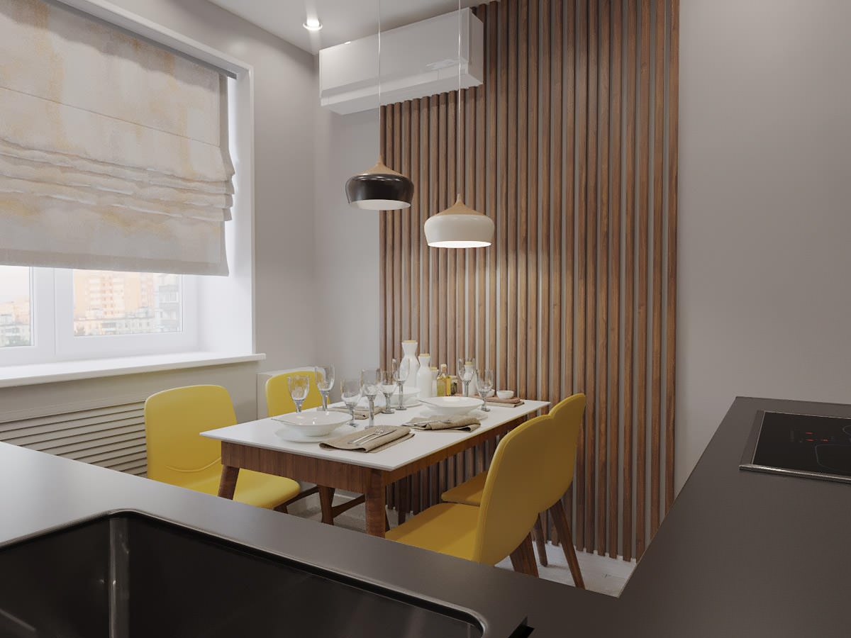 Кухня с яркими акцентами