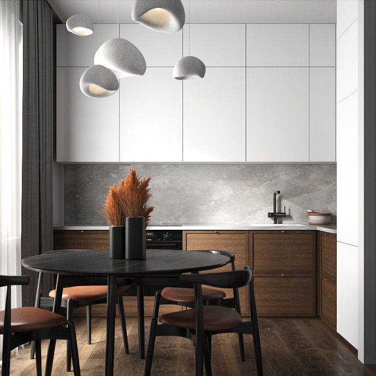 Кухня московская квартира