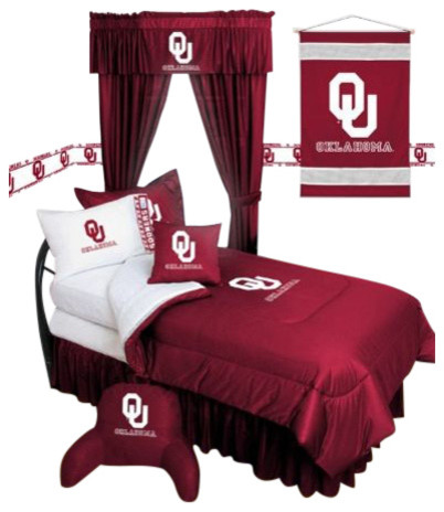 Oklahoma Sooners NCAA Locker Room Complete Bedroom Package - Queen