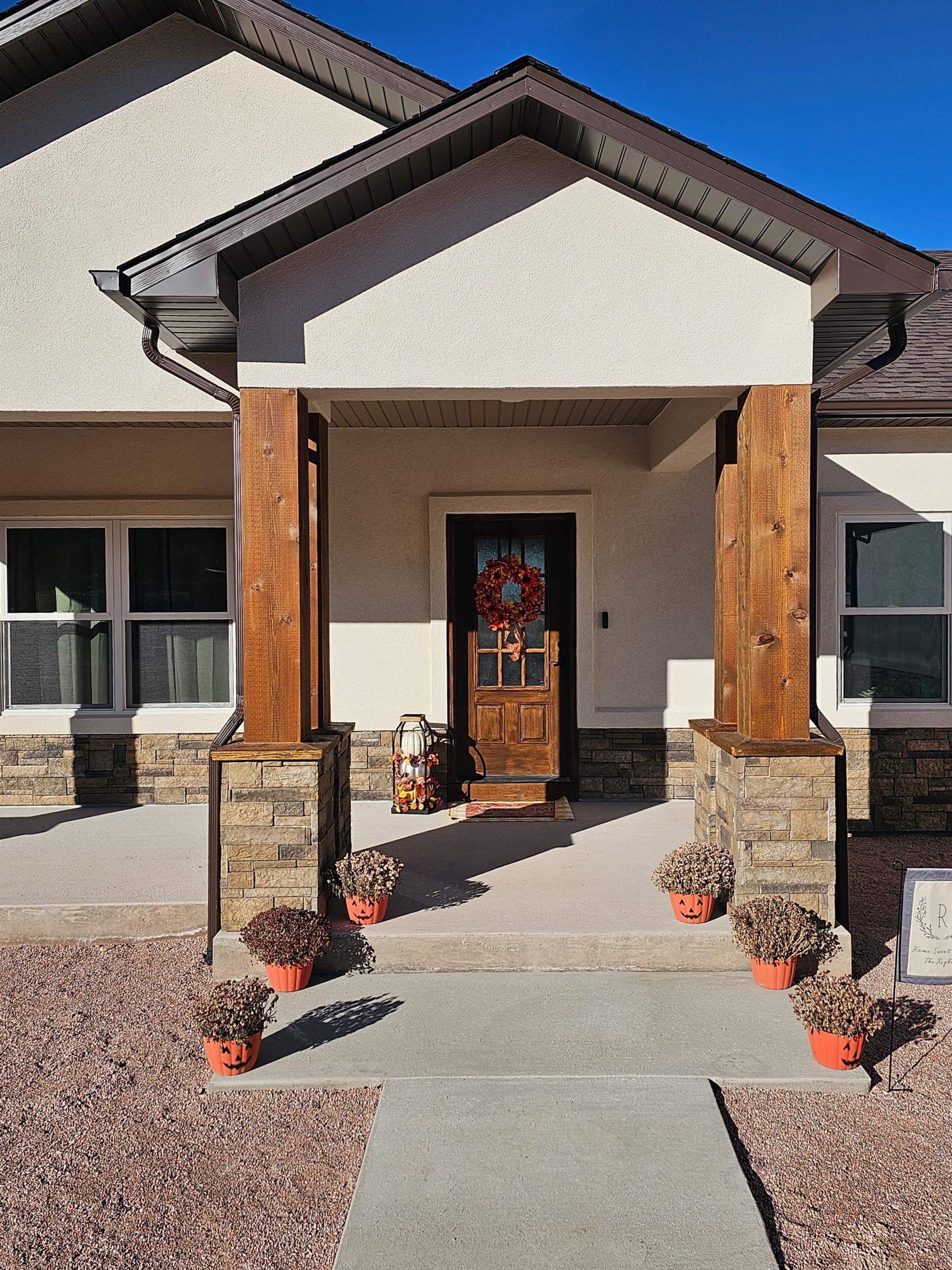 Warm Welcome at the Front Entrance